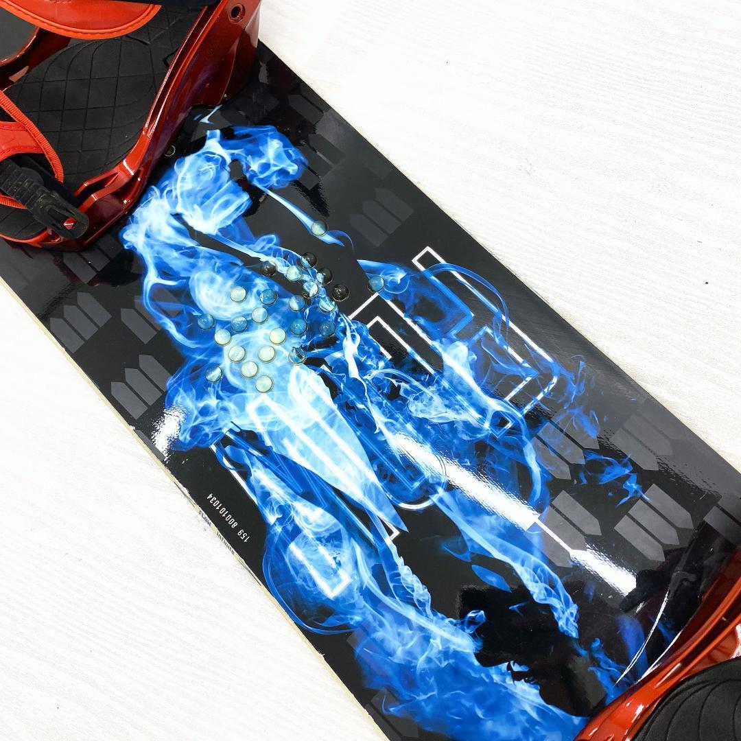 FLOW フロー インフィニティ メンズ スノーボード セット 159 27.5