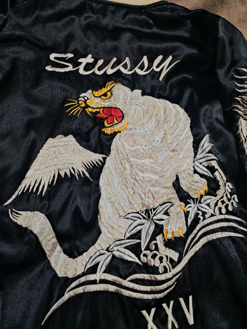 美品 Stussy 25th Anniversary 虎龍 日本限定 スカジャン