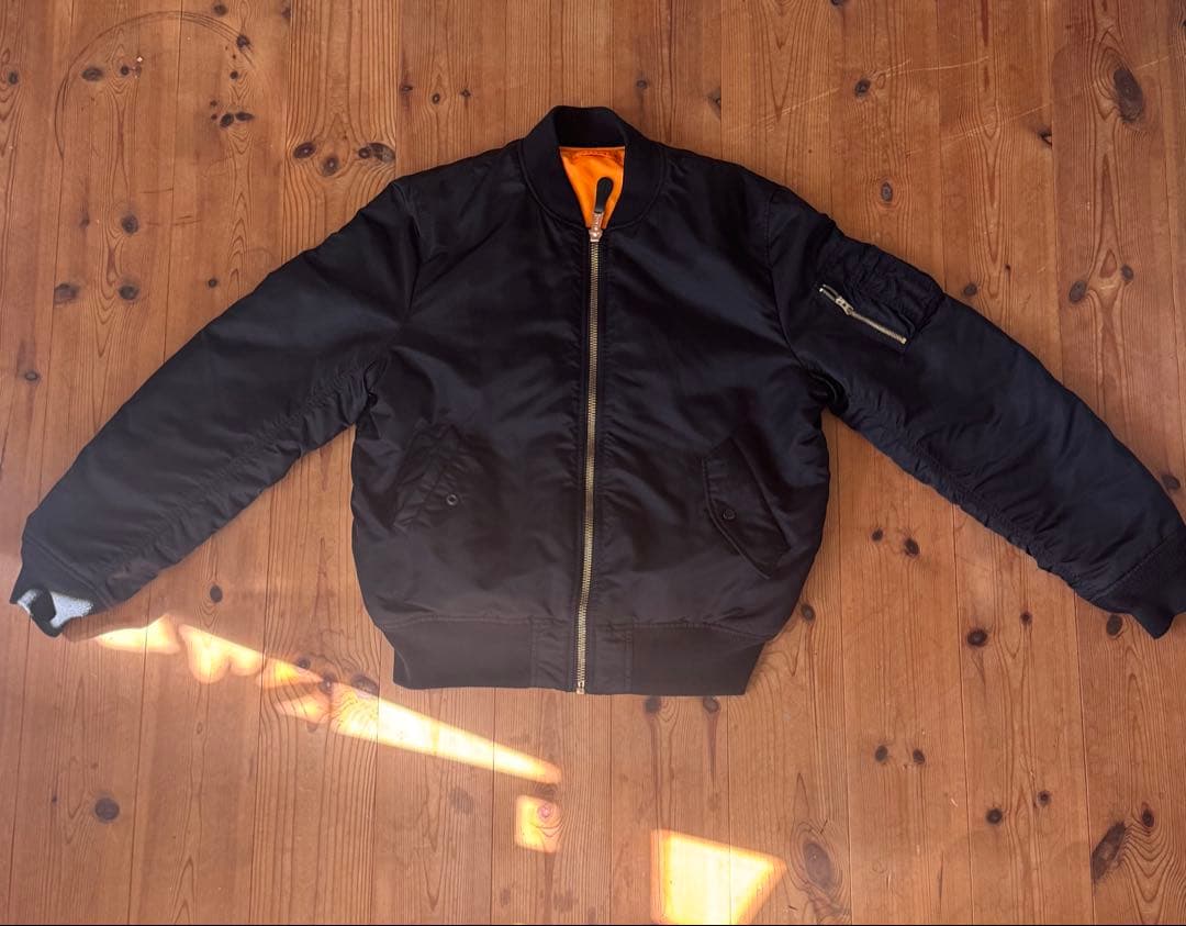 ぷ*田様 Alpha MA-1フライトジャケット ブラック