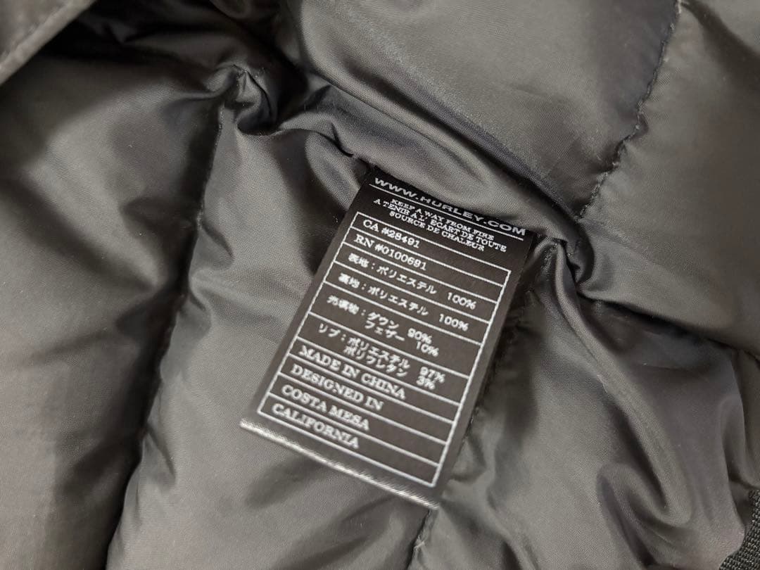 Hurley ハーレー　ダウンジャケット