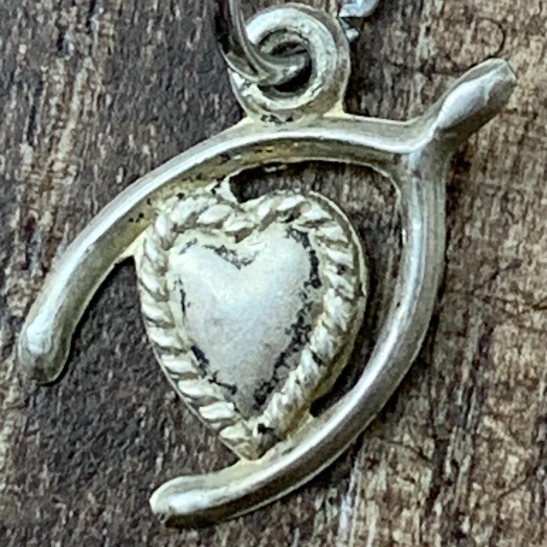 スウィートハートジュエリー ウィッシュボーン シルバー ヴィンテージ ネックレス