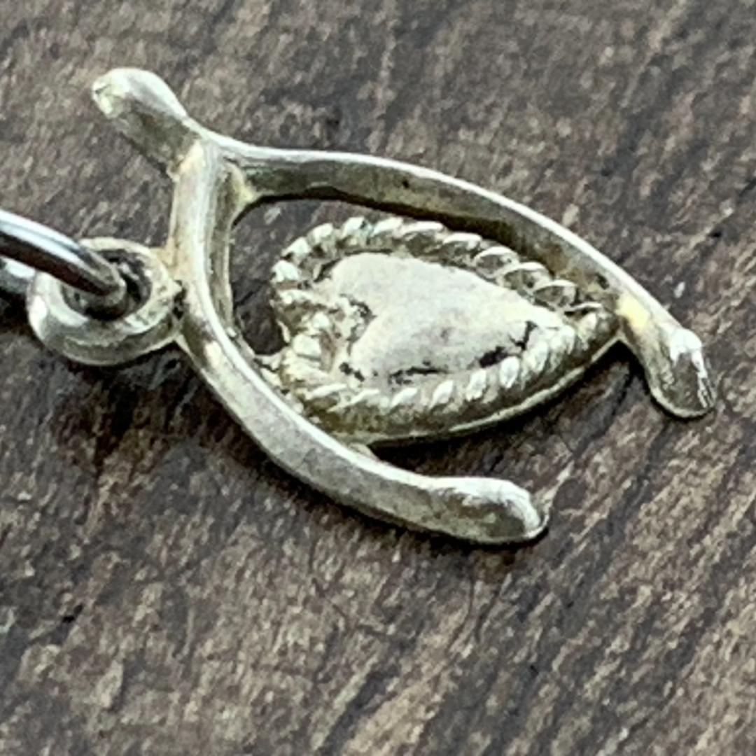 スウィートハートジュエリー ウィッシュボーン シルバー ヴィンテージ ネックレス