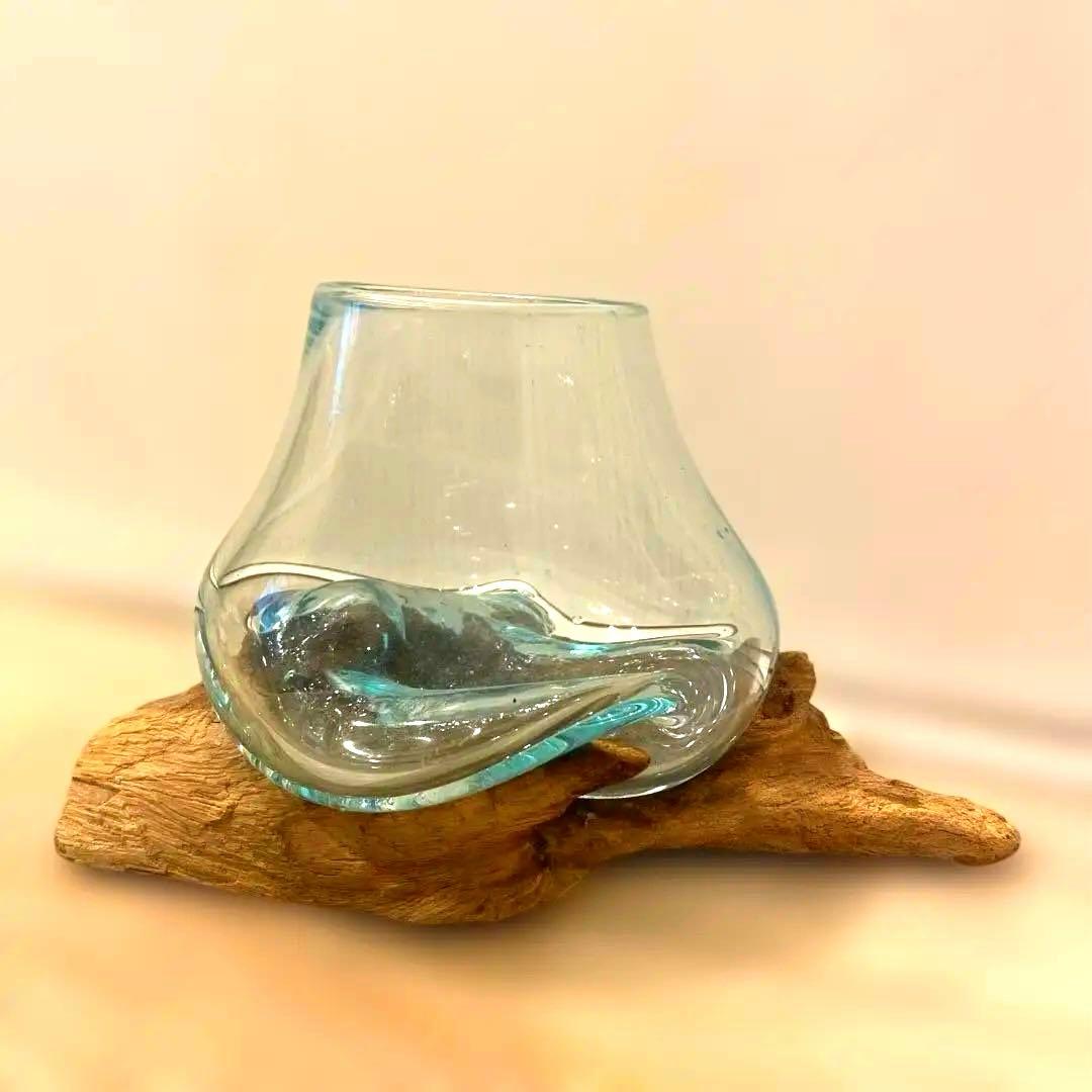 コエポンさん専用 最終値下げ　バリ島産　流木ガラス　アクアリウム　置物