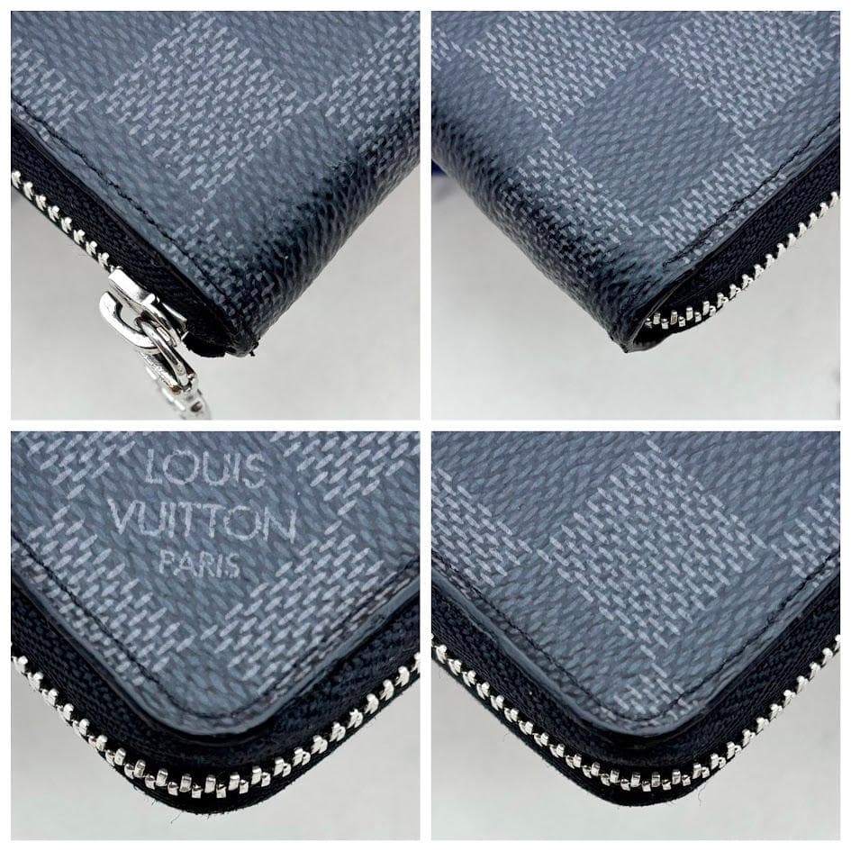 【極美品・IC搭載】ルイヴィトン　ダミエグラフィット　ジッピーパース