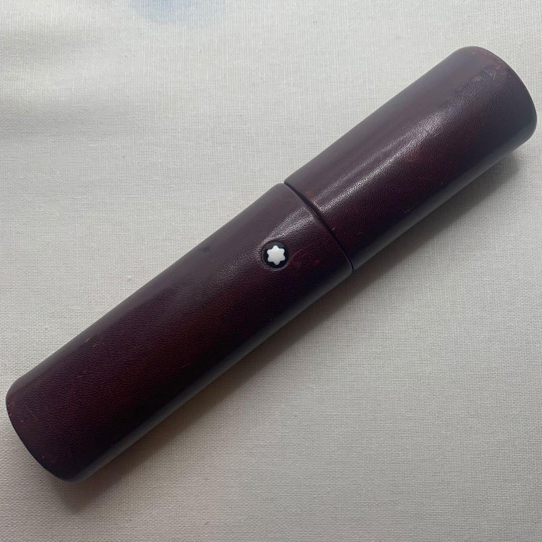 D*e様 MONTBLANC ペンケース　一本差　筆箱　本革