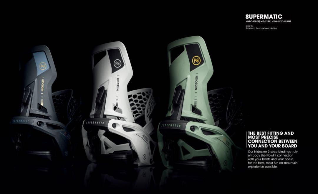 NIDECKER SUPERMATIC ビンディング スノーボード L