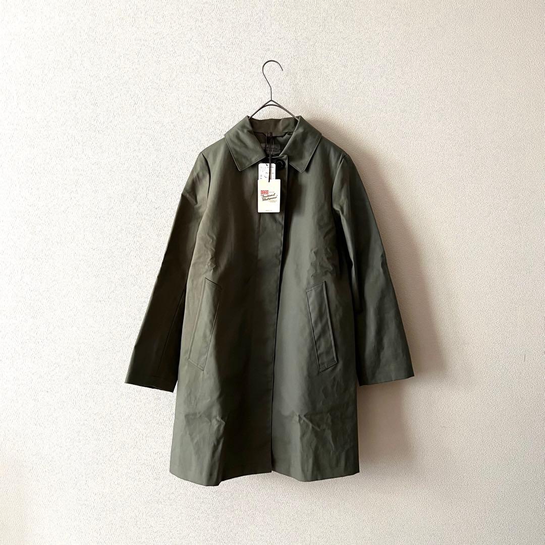 未使用品 トラディショナルウェザーウェア ステンカラーコート ライナー付 カーキ