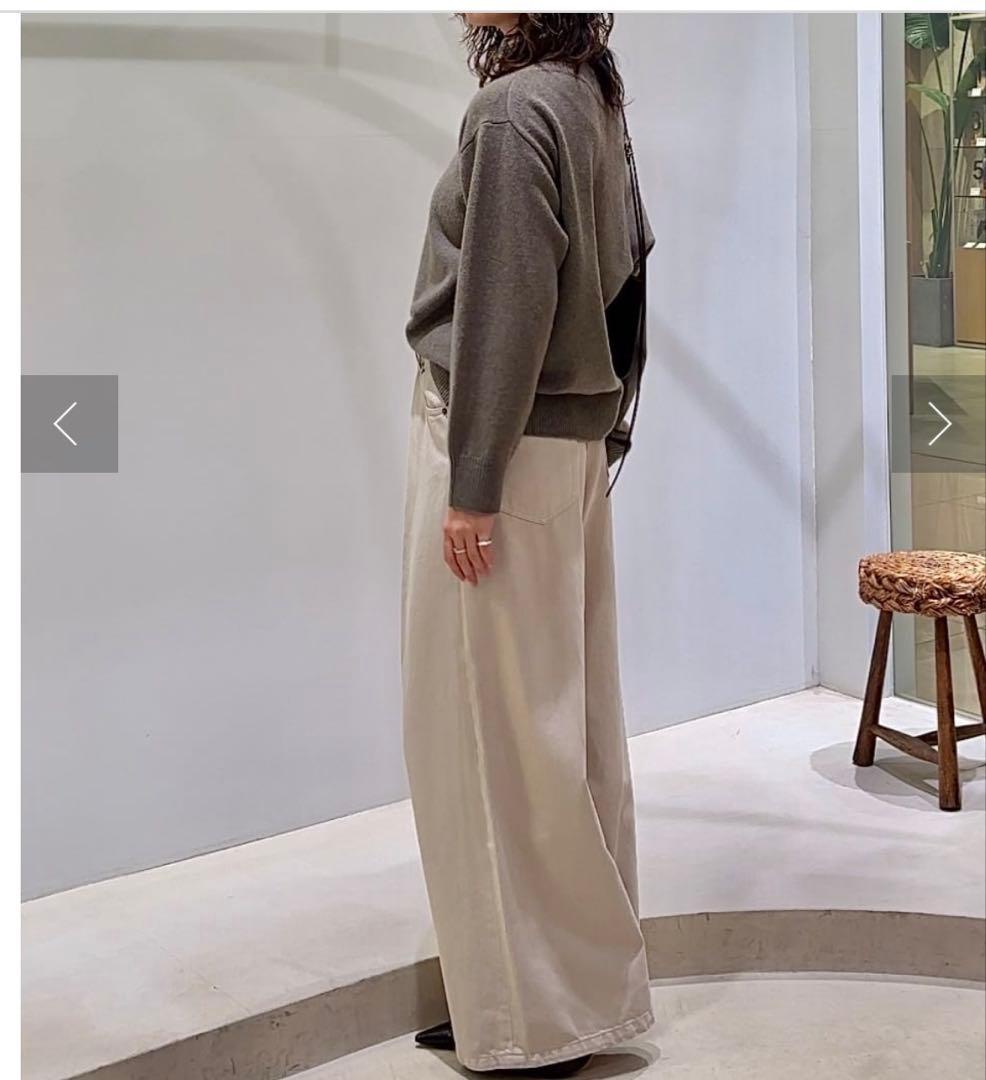 美品！ウィムガゼット　デニムタックパンツ