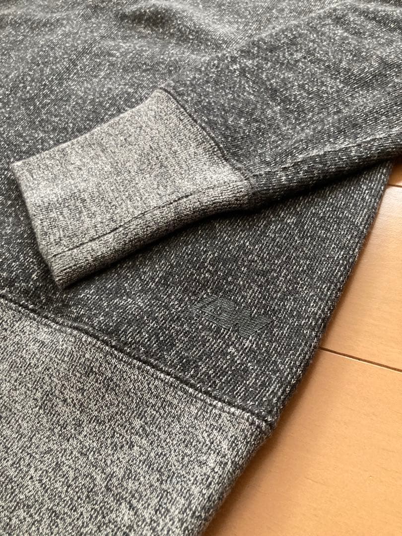 ループウィラー ジップパーカー M ゴマシオ 黒