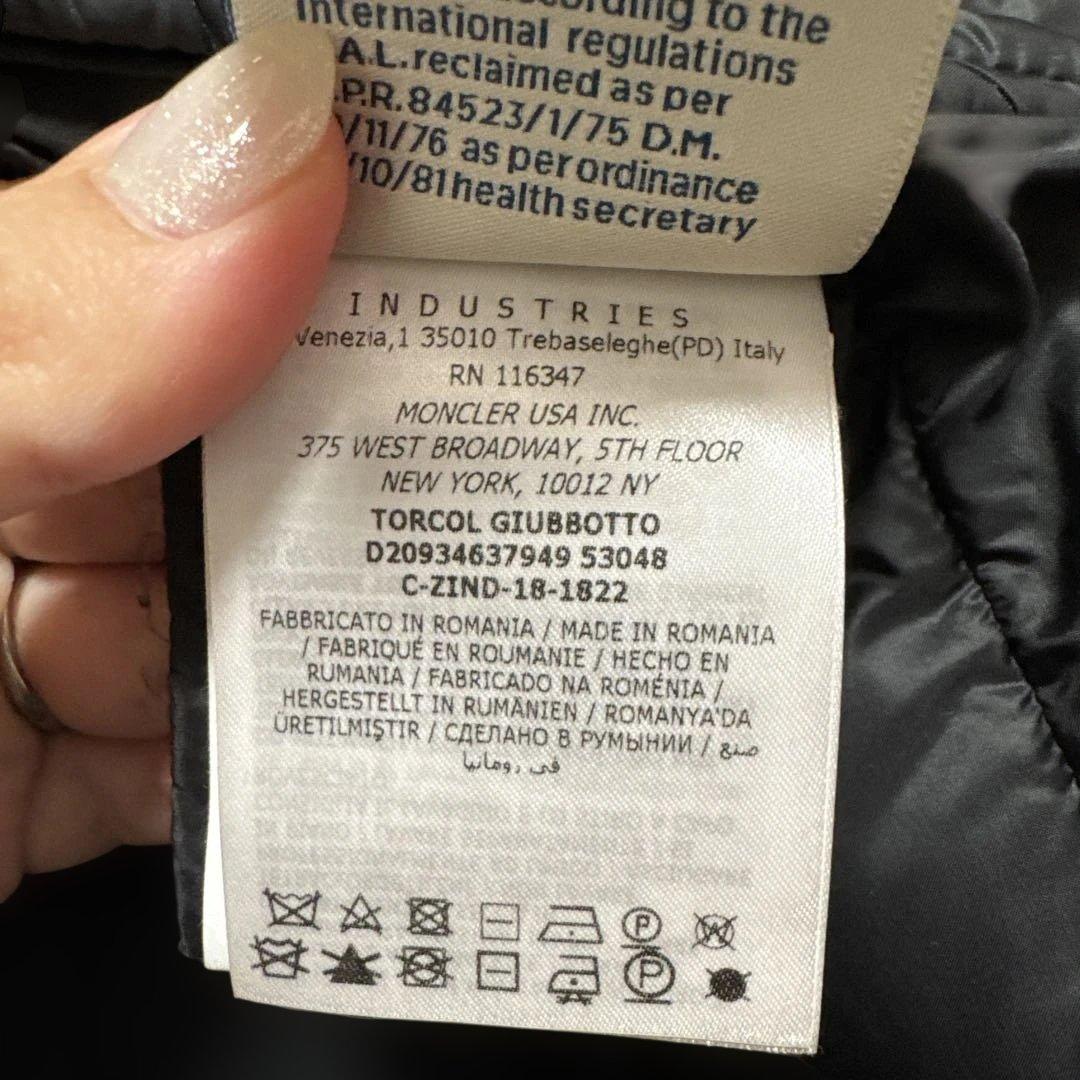 即日発送 MONCLER トルシン TORCYN ダウン 00 ブラック