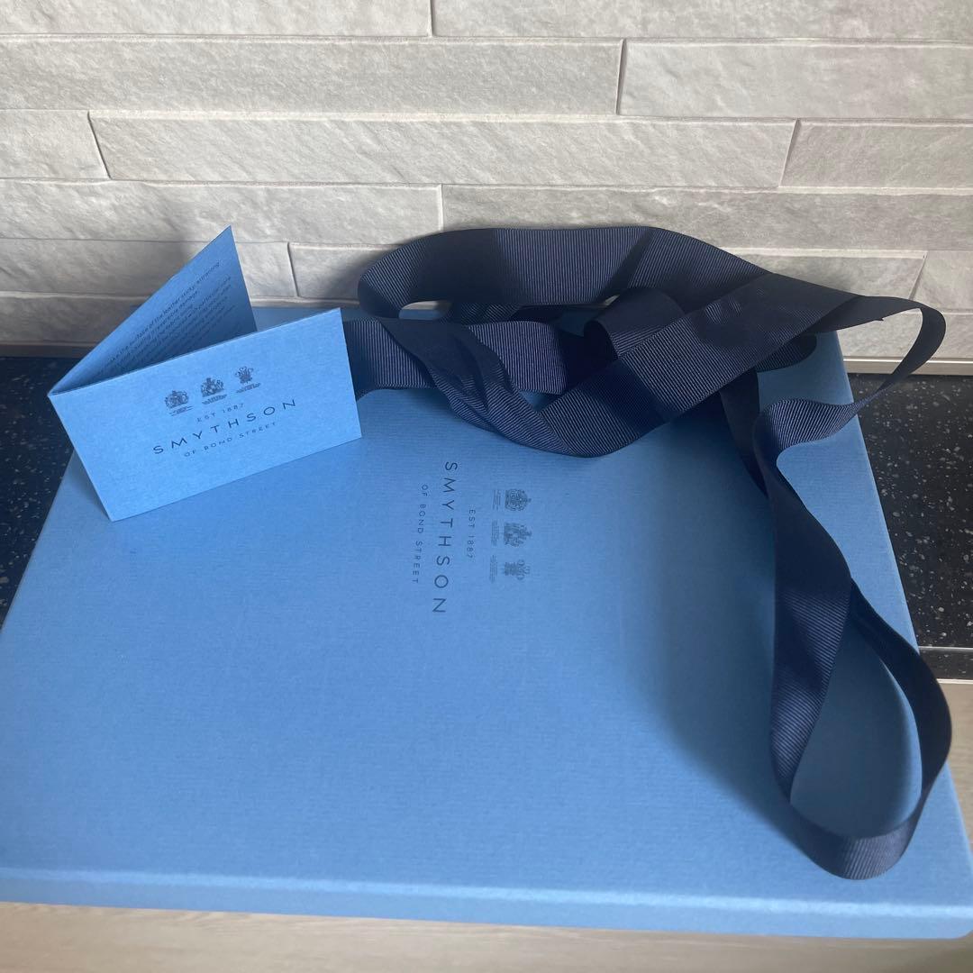 SMYTHSON スマイソン ボーディングパス+パスポートケースセット 黒 美品