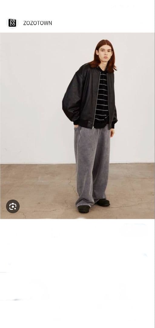 【未使用】 完売品 BEAMS 24SS レザーボマージャケット