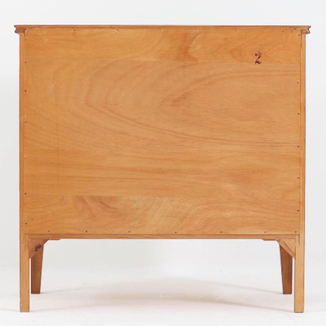 スウェーデン チーク×ビーチ材 チェスト 北欧家具 アンティーク インテリア