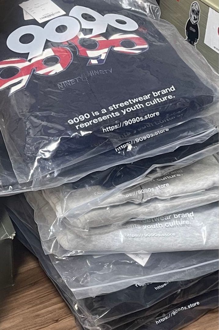 ウェア 9090 OG Logo Assort Zip Hoodie