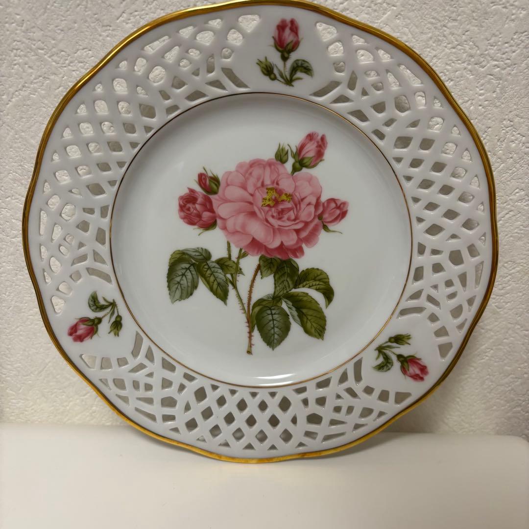 Bavaria Arabella バラの花柄 陶磁器皿 2枚セット