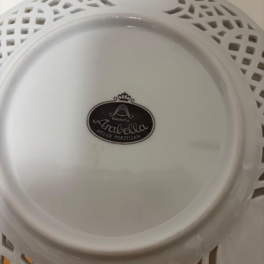 Bavaria Arabella バラの花柄 陶磁器皿 2枚セット