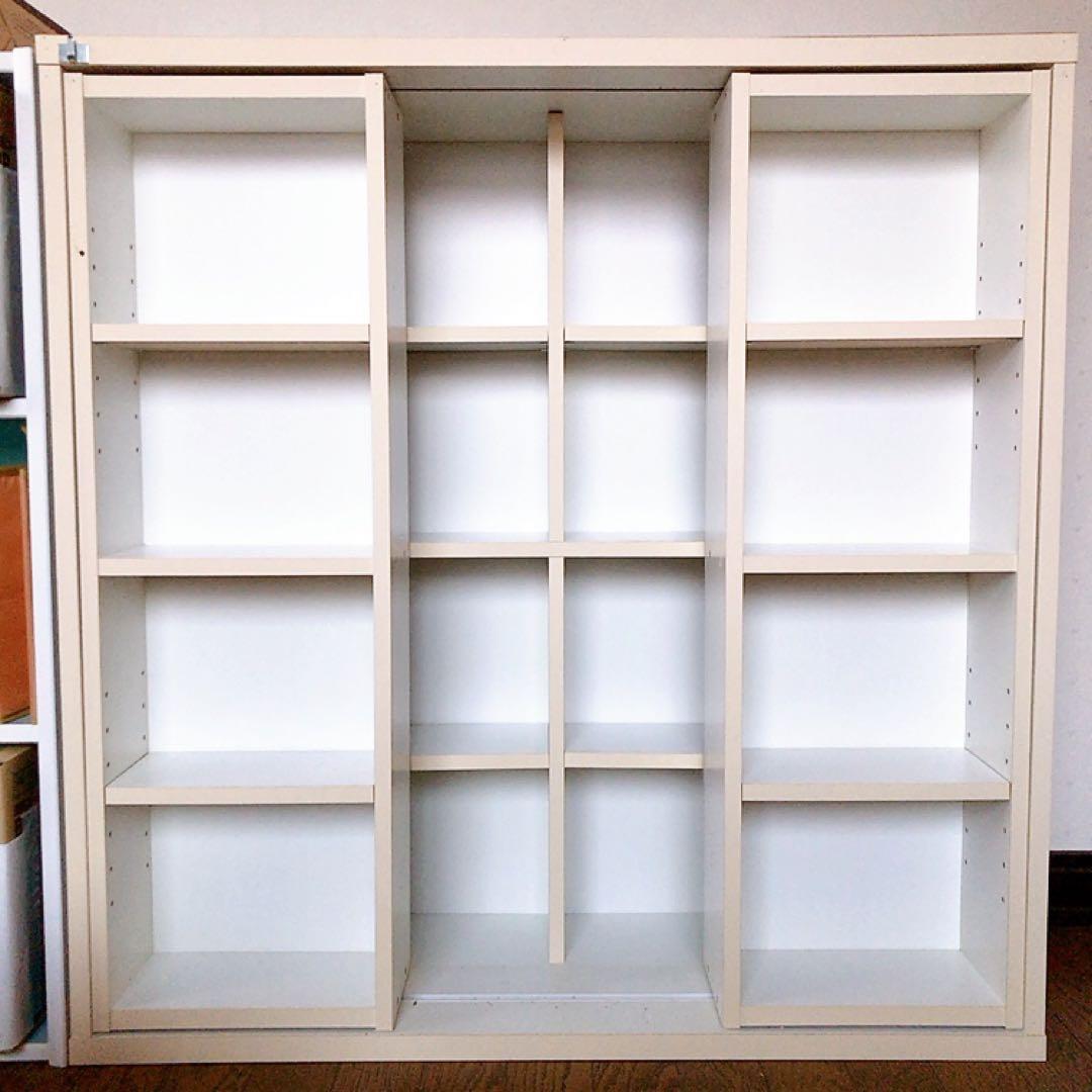 組み立て本棚　漫画　ラック　収納　スライド　単行本