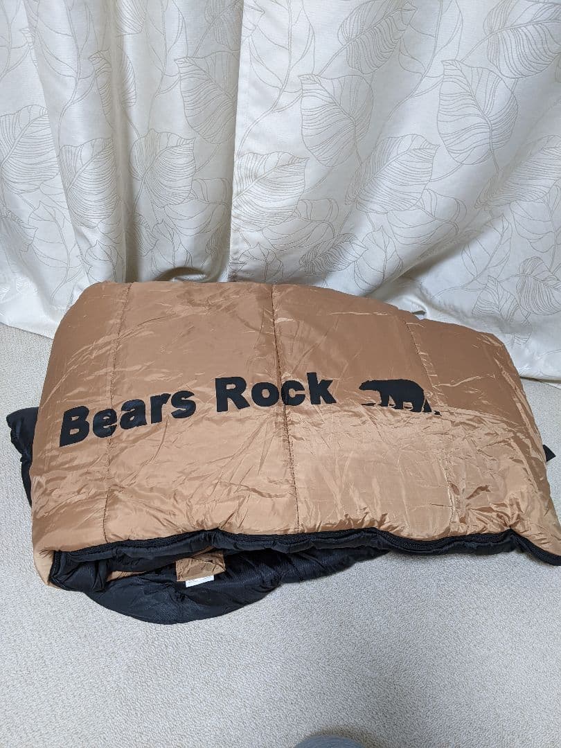 キャンプ ベアーズロック 冬用 寝袋 美品