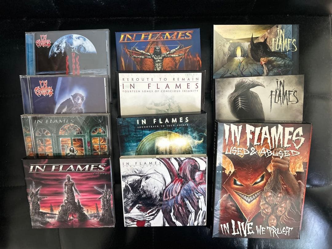IN FLAMES（インフレイムス） CD・DVD セット　希少盤あり