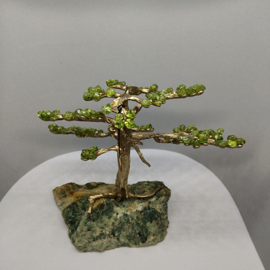 SWOBODA ペリドット 天然石 宝石ツリー ヴィンテージ 希少品
