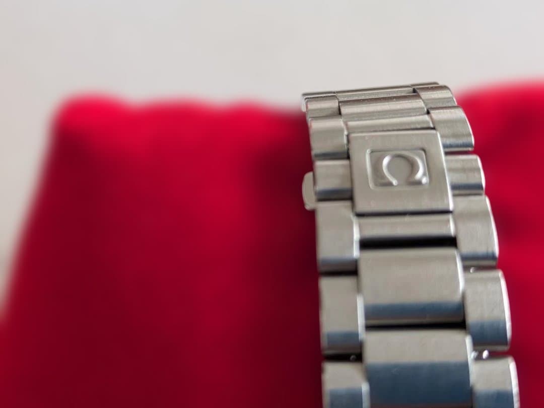 OMEGA シーマスターアクアテラ クォーツ文字盤ブルー美品