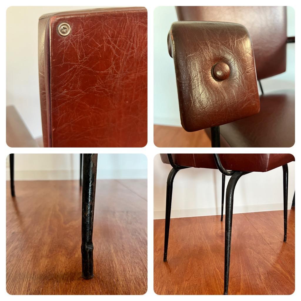 アームチェア　フランス　60年代　ラウンジチェア　ミッドセンチュリー　ビンテージ