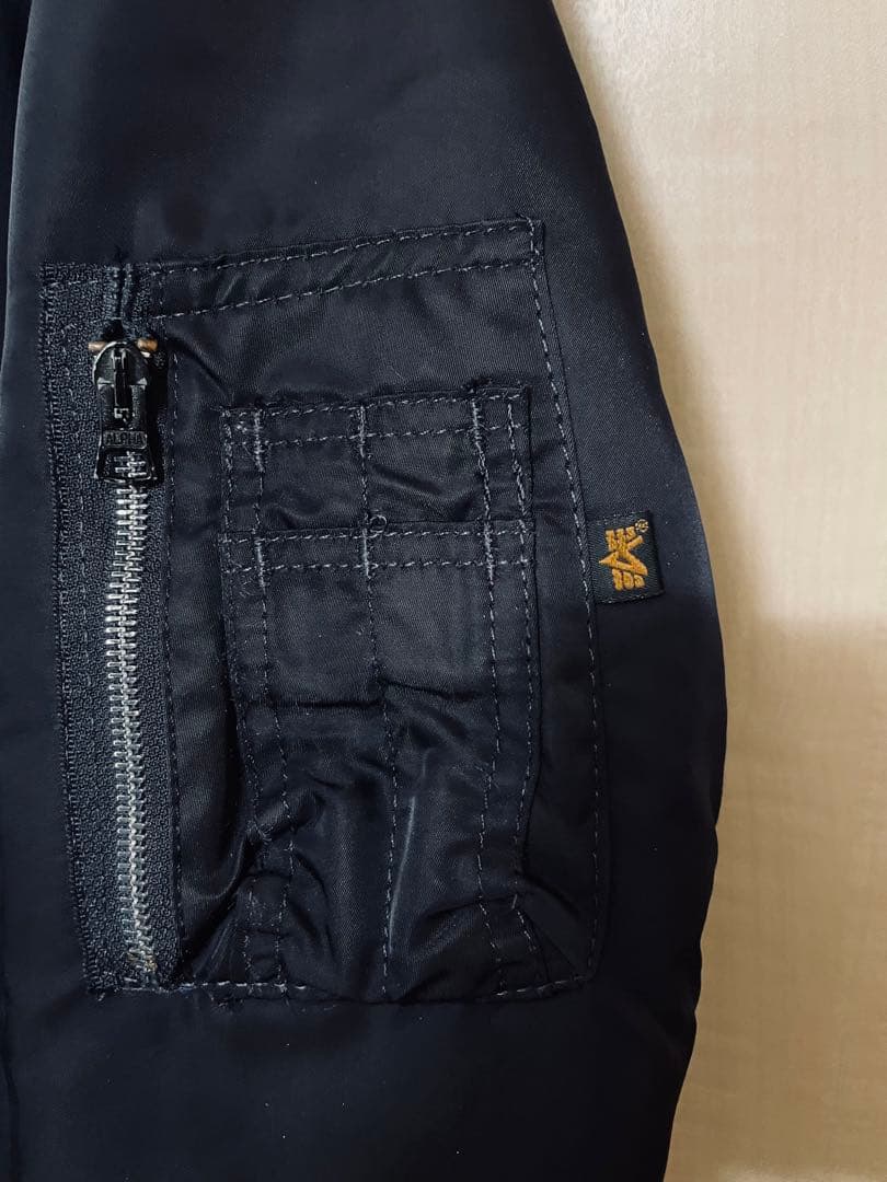 【値下】 ALPHA アルファ MA-1 フライトジャケット アメリカ製