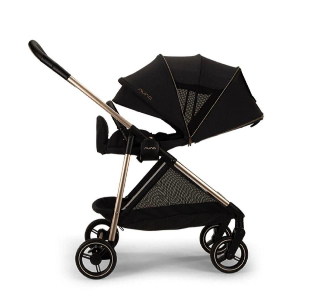 【新品】NUNA ixxa next リベテッドローズ レインカバー付き