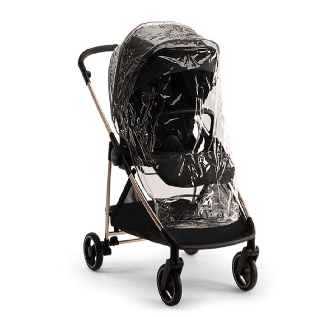 【新品】NUNA ixxa next リベテッドローズ レインカバー付き