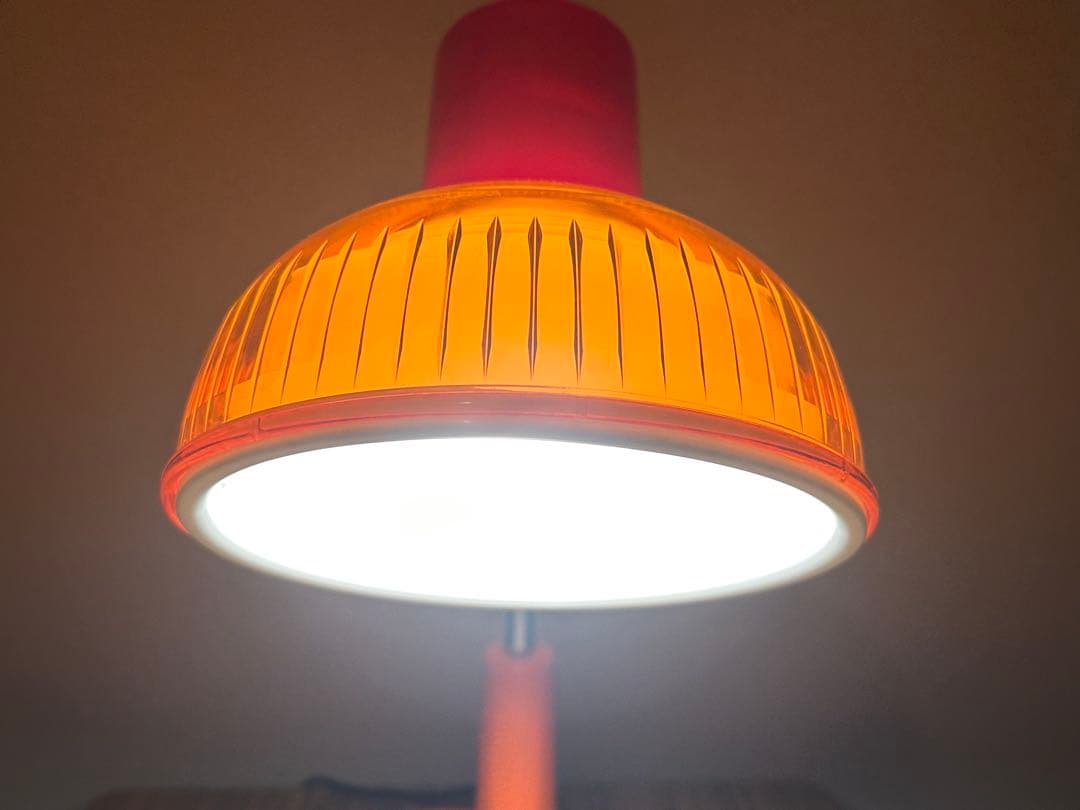 昭和レトロなオレンジデスクライト SHARP スペースエイジ ミッドセンチュリー