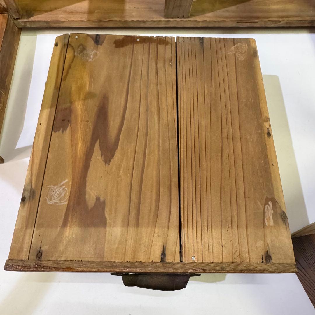 アンティーク　文机　時代物　高さ40cm 幅67cm