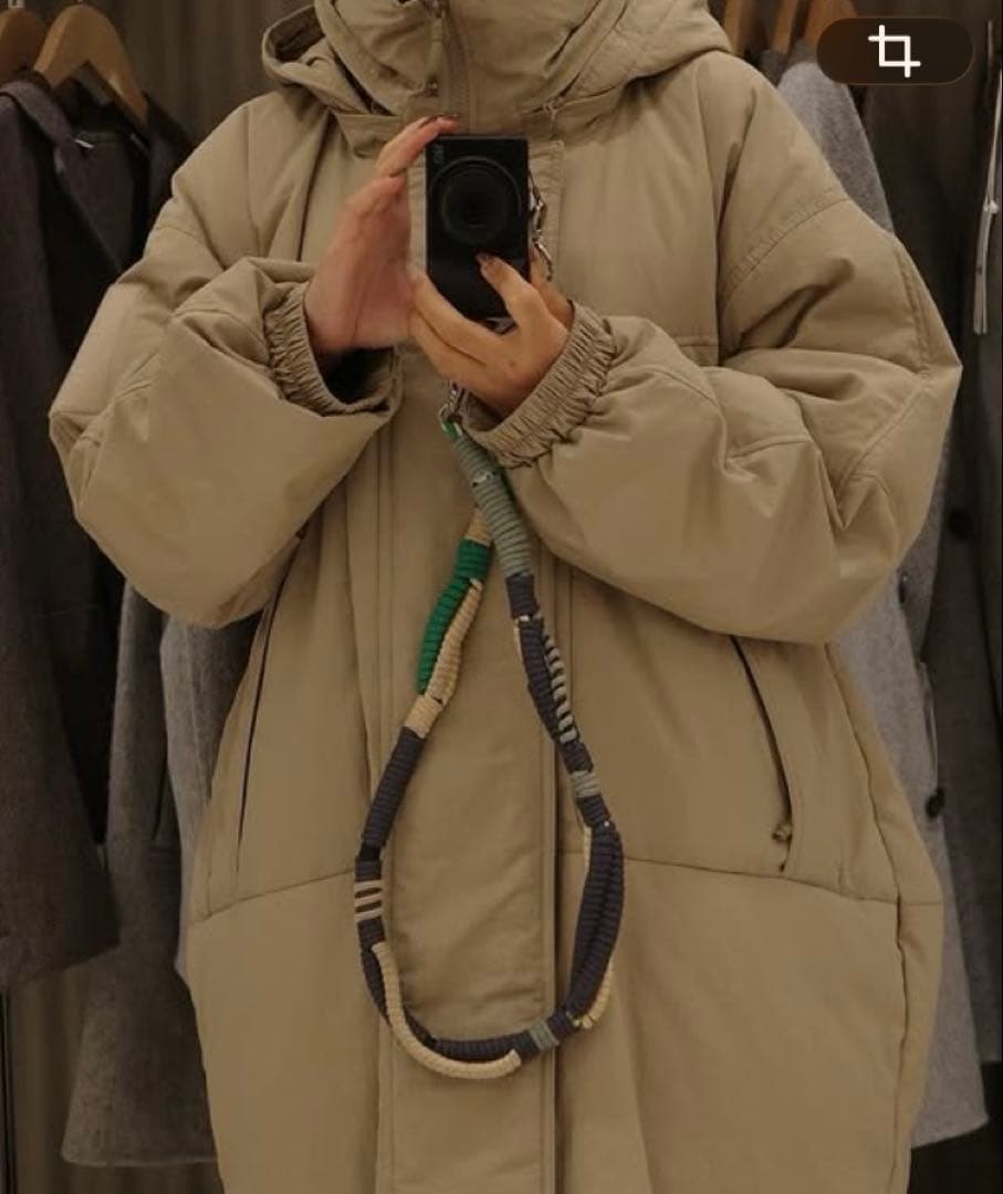 TODAYFUL Monster down coat オリーブ　ベージュ