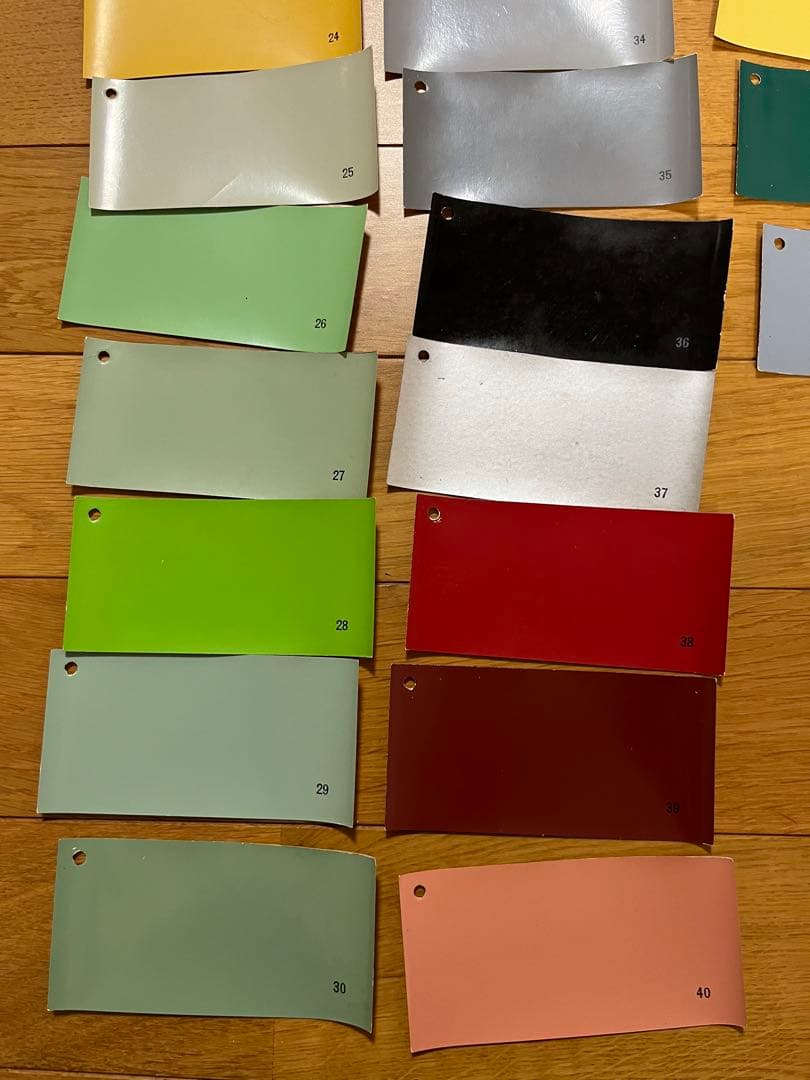 鉄道グッズ　1963年の国鉄の車両関係色見本帳