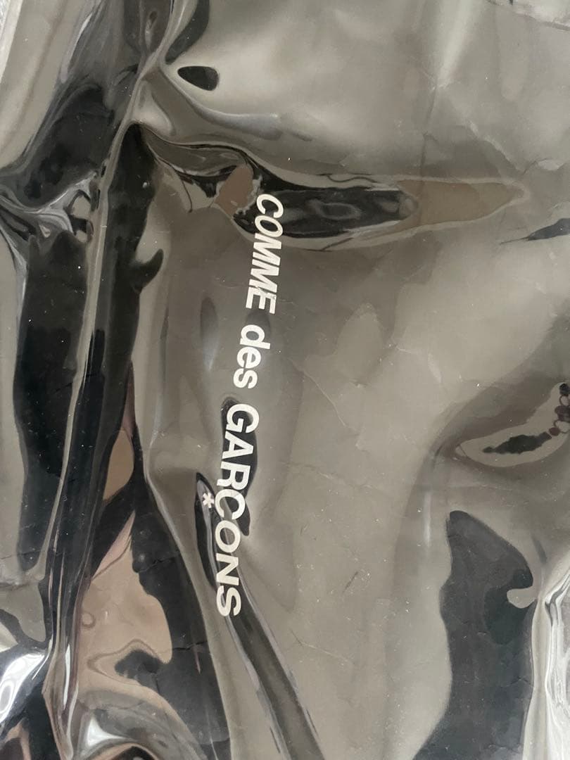 最終値下げ【COMME des GARÇONS】 闇市PVCトートバッグブラック