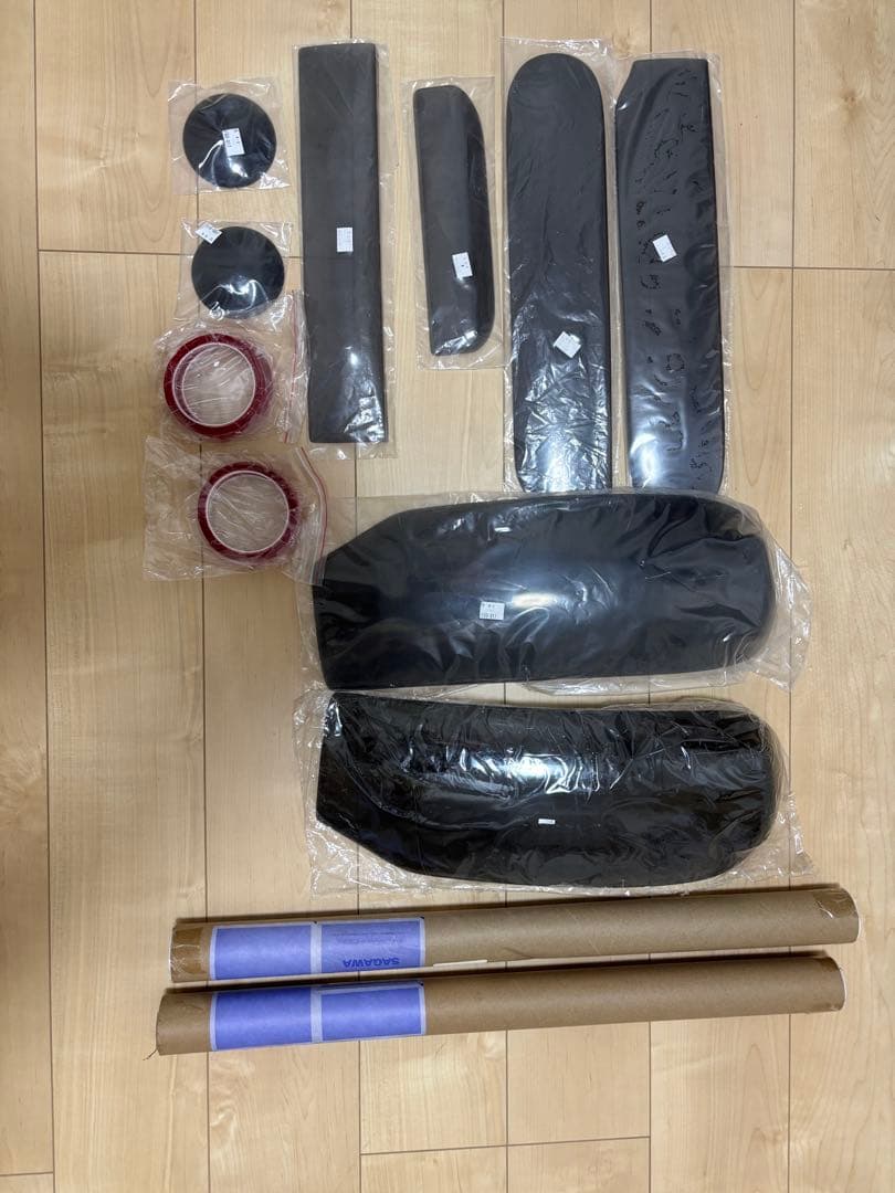 日産キューブ　NZ12用　ライトカバーセット　スモークガラスフィルムセット