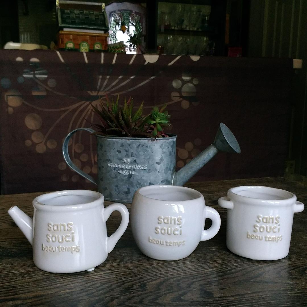 未使用☆陶器ミニ器☆3点セット