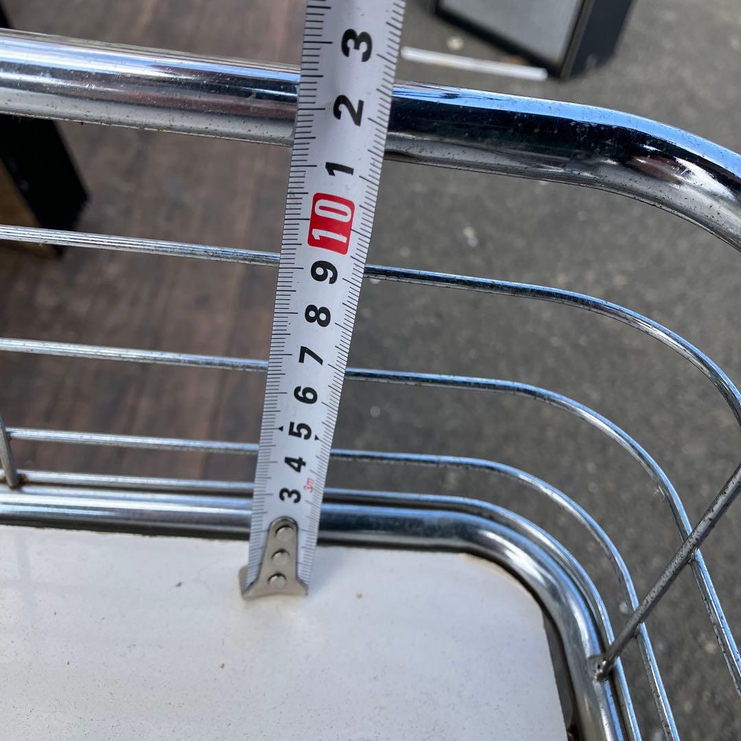 B-1 折りたたみ式 キャスター付き ワゴン 店舗什器 サービスカート レトロ