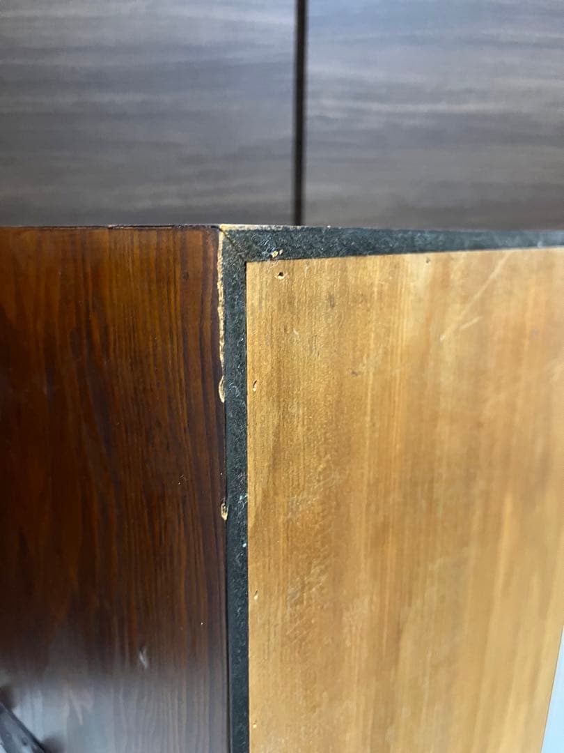 木製 4段箪笥 和箪笥　アンティーク　焦茶　民芸家具　和風