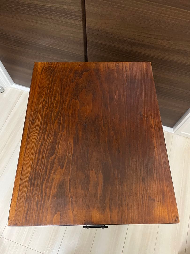 木製 4段箪笥 和箪笥　アンティーク　焦茶　民芸家具　和風