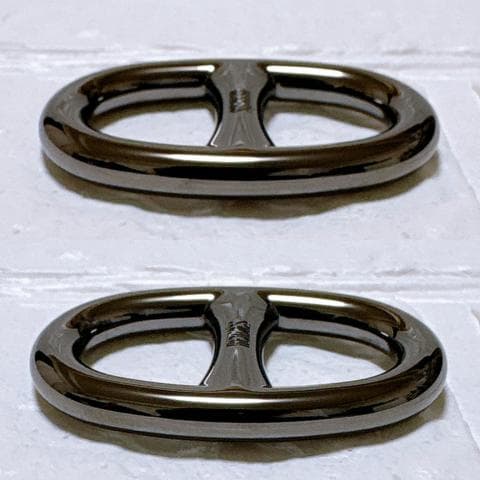 HERMES エルメス シェーヌダンクル スカーフリング シルバー