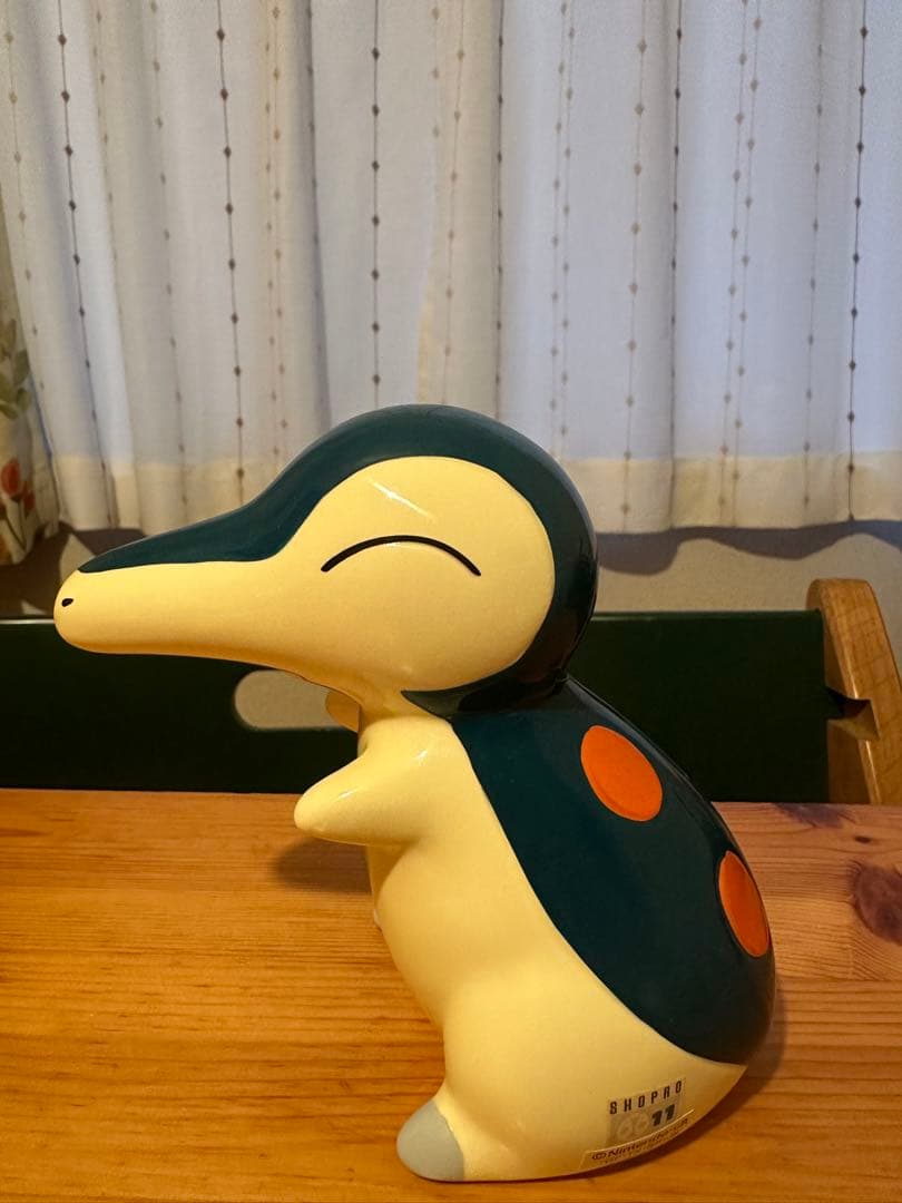 【ヴァン】ヒノアラシの陶器の貯金箱（ポケモン）