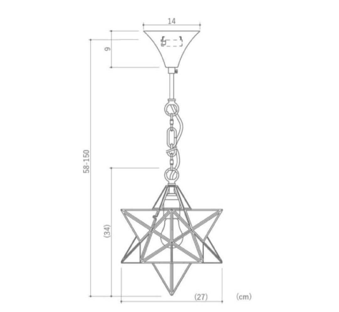 DI CLASSEディクラッセ ETOILEエトワール ペンダントランプ クリア