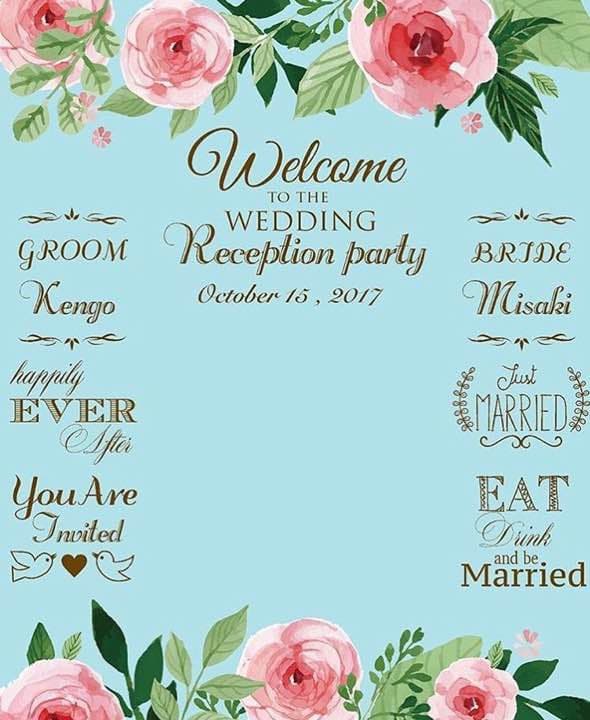 フォトブース フラワーピンク