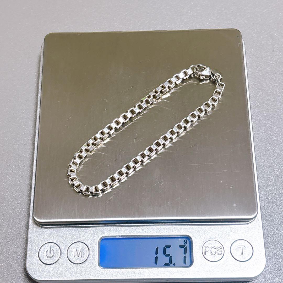 【美品】19.7cmTiffanyティファニー ベネチアン ブレスレット 925
