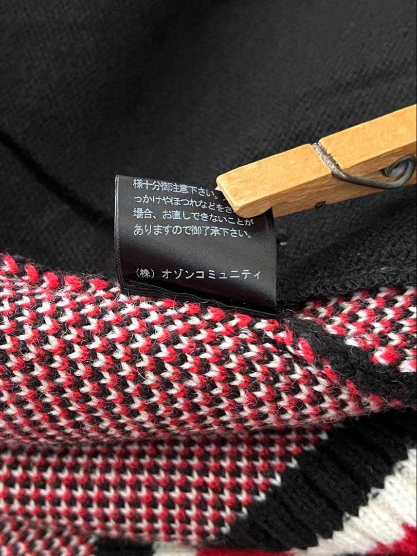 HYSTERIC GLAMOURヒステリックグラマー ジップニット 黒