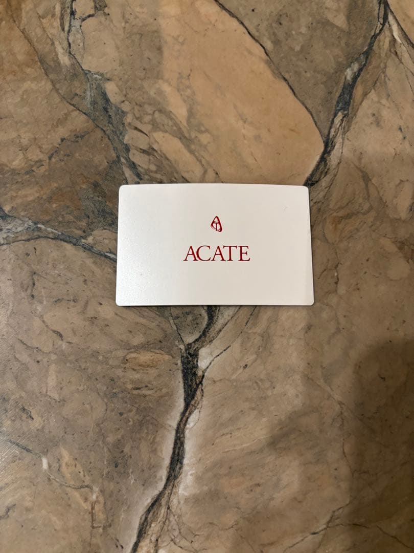 ACATE KAUS2 レザートートバッグブラック