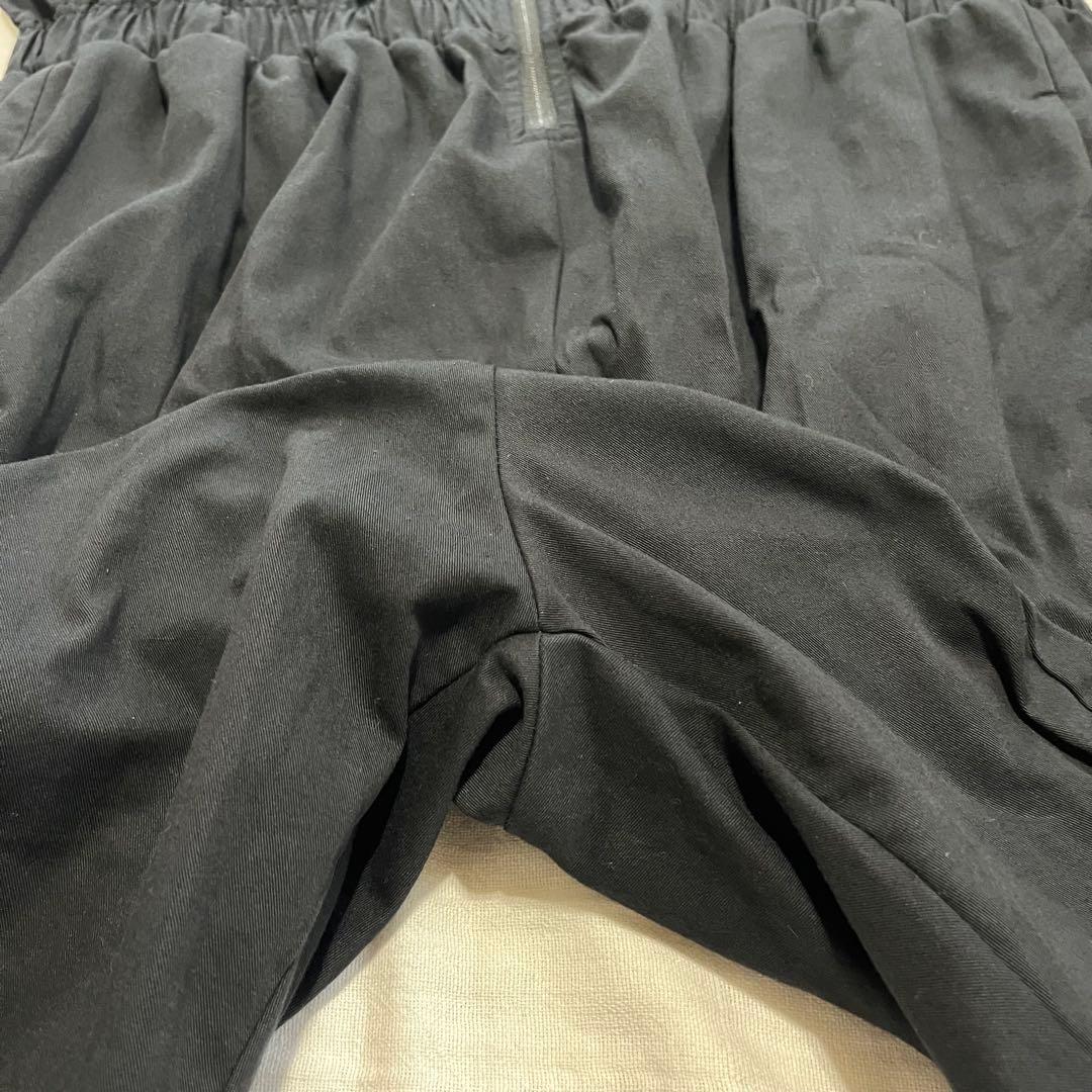 アディダス ジャンプスーツ 半袖 ブラック 黒 ロゴ オールインワン つなぎ