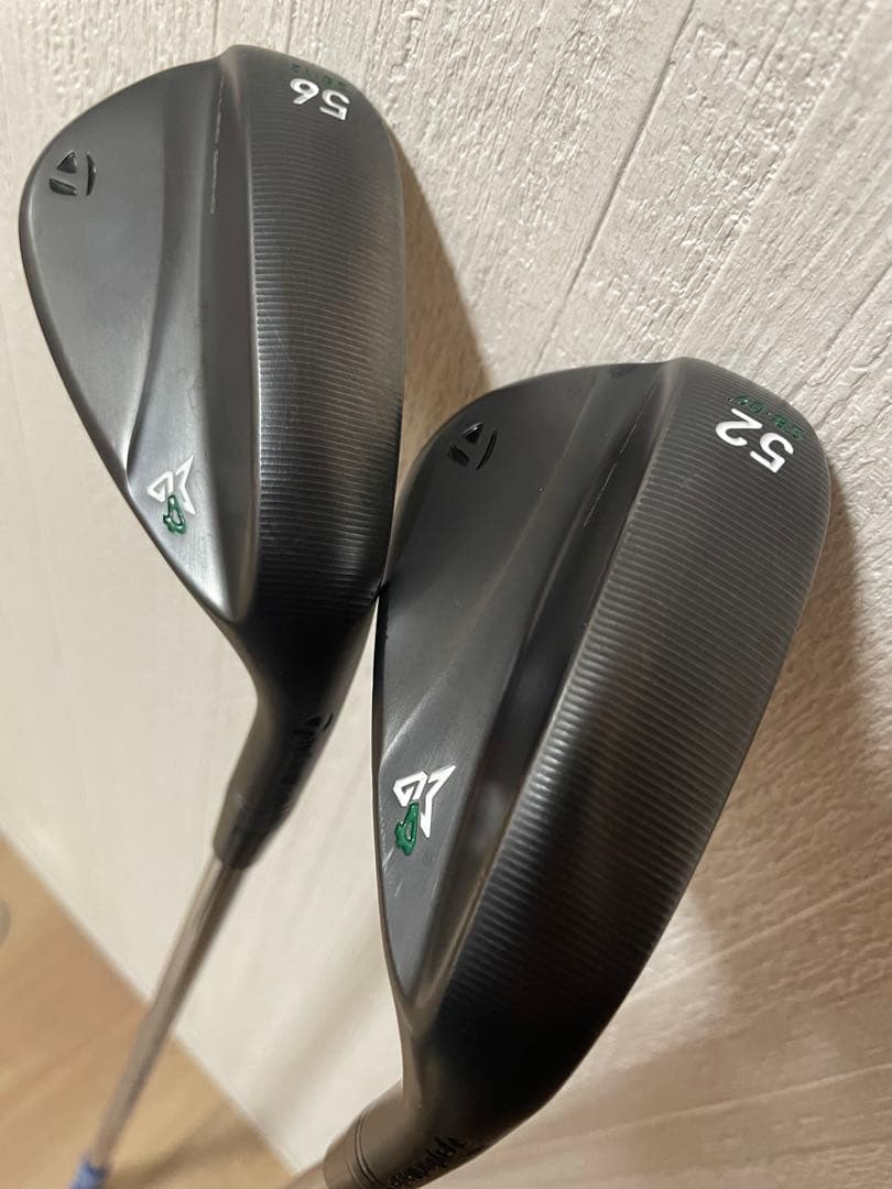 テーラーメイド ミルドグラインド4 ウェッジブラック52度と56度