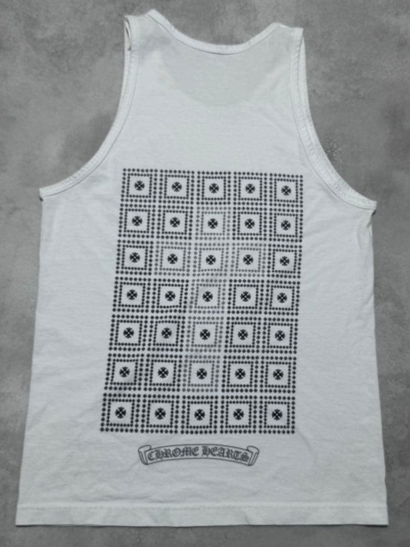 【ビンテージレア】Chrome Hearts タンクトップ ホワイトSサイズ