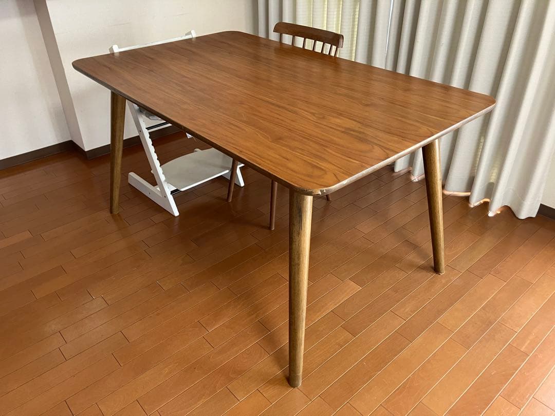 2月15日まで⭐️NOCE ブラウン木製ダイニングテーブル ウォールナット